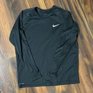 Nike Black Dri-FIT Long Sleeve Shirt